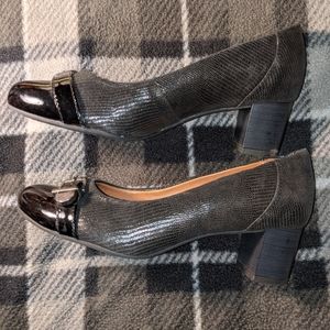 Flexi Black Heels Size 5 /1/2